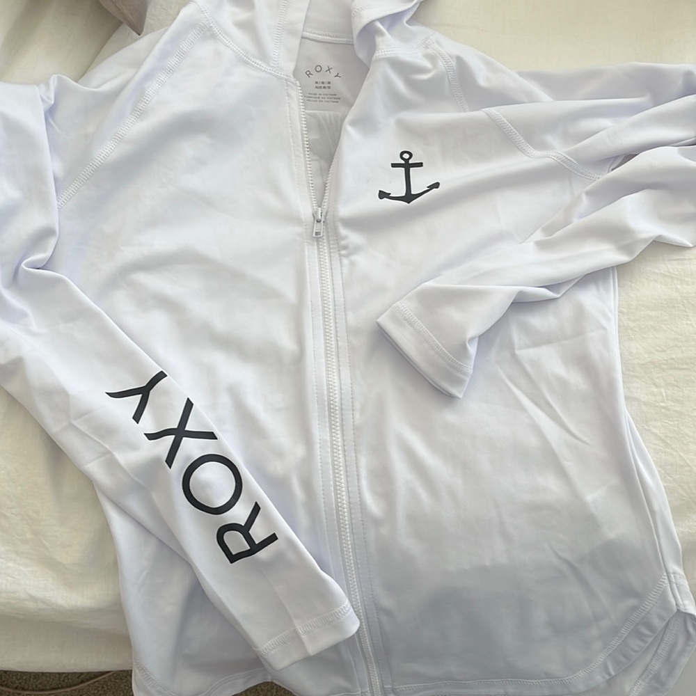 White Roxy jacket